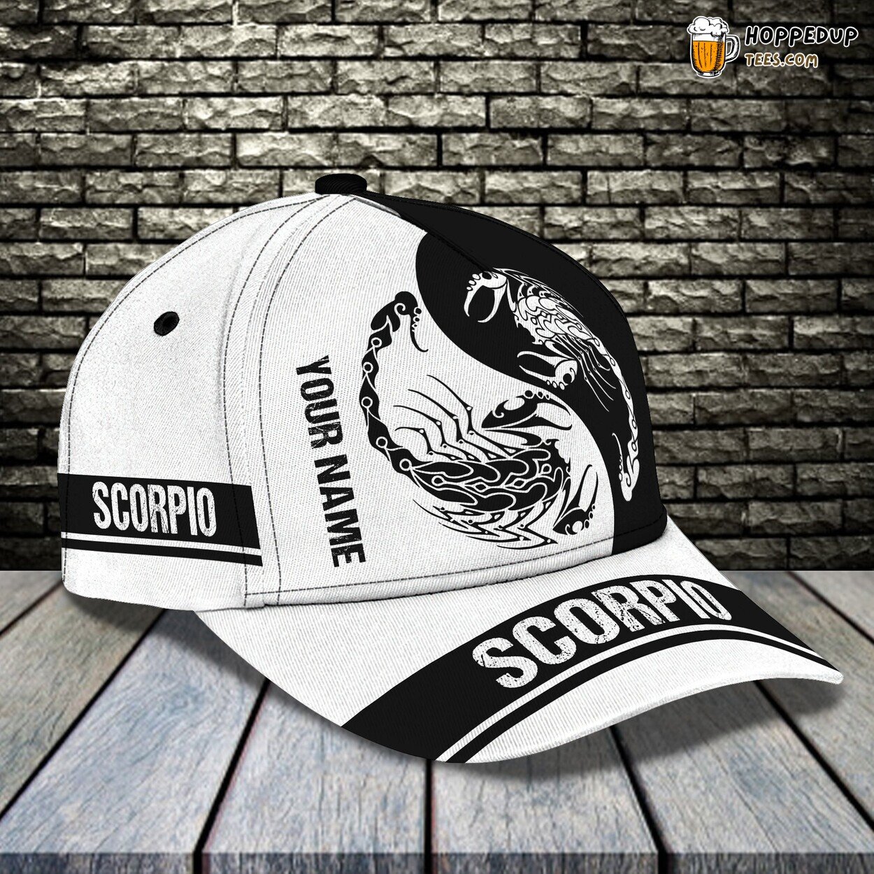 3D Classic Cap Scorpio Zodiac Celebration Personalized Name Hat Tribute 3D Classic Cap Scorpio Zodiac Celebration Personalized Name Hat Tribute