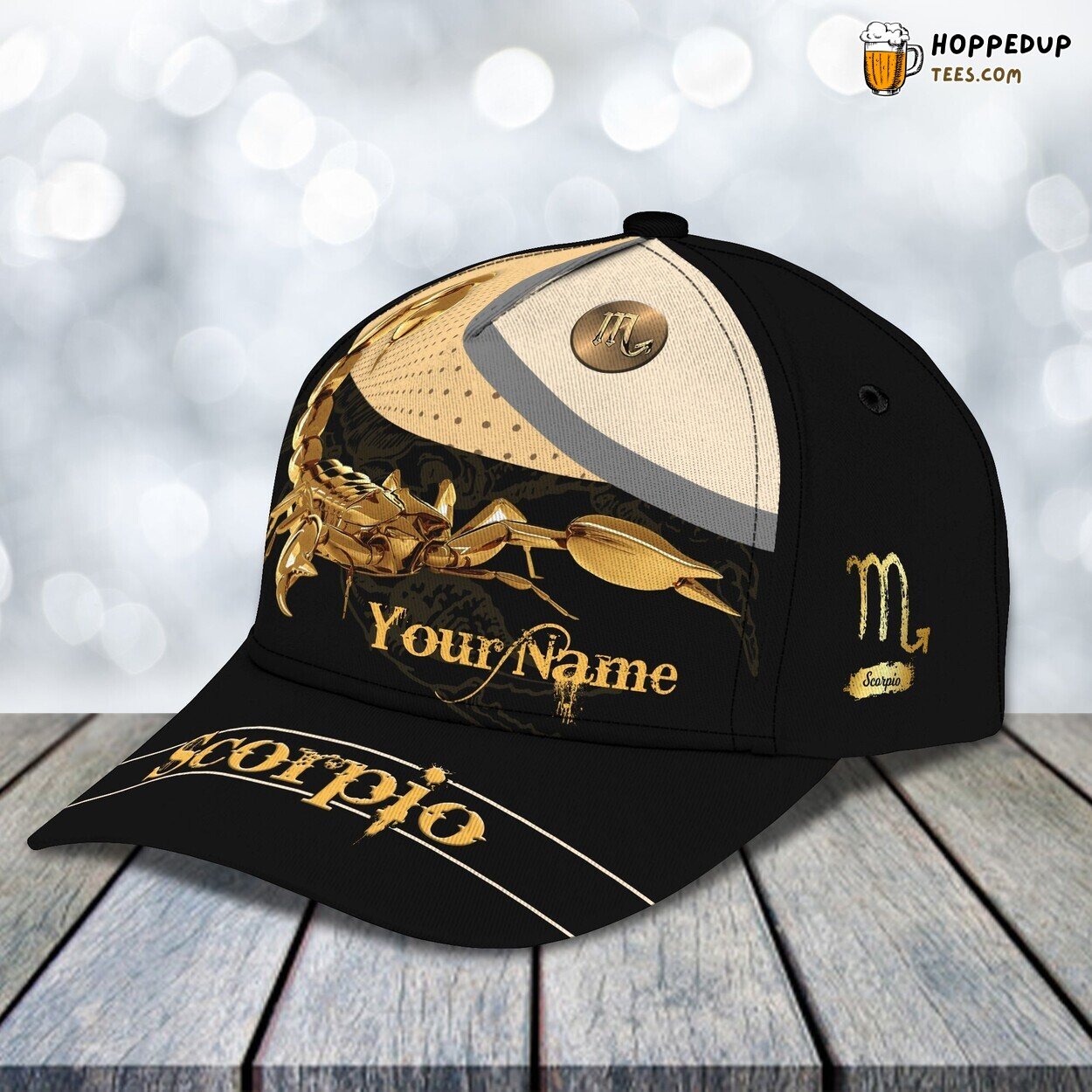 3D Classic Cap Scorpio Zodiac Enthusiast Personalized Name Classic Hat