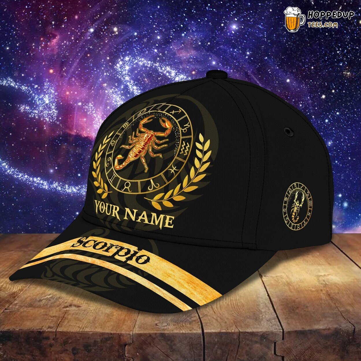 3D Classic Cap Scorpio Zodiac Passion Personalized Name Hat Creation