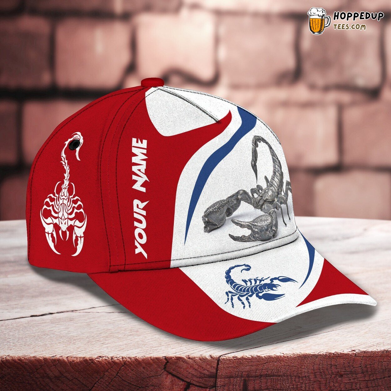 3D Classic Cap Scorpio Zodiac Sign Personalized Name Classic Hat Unique Design