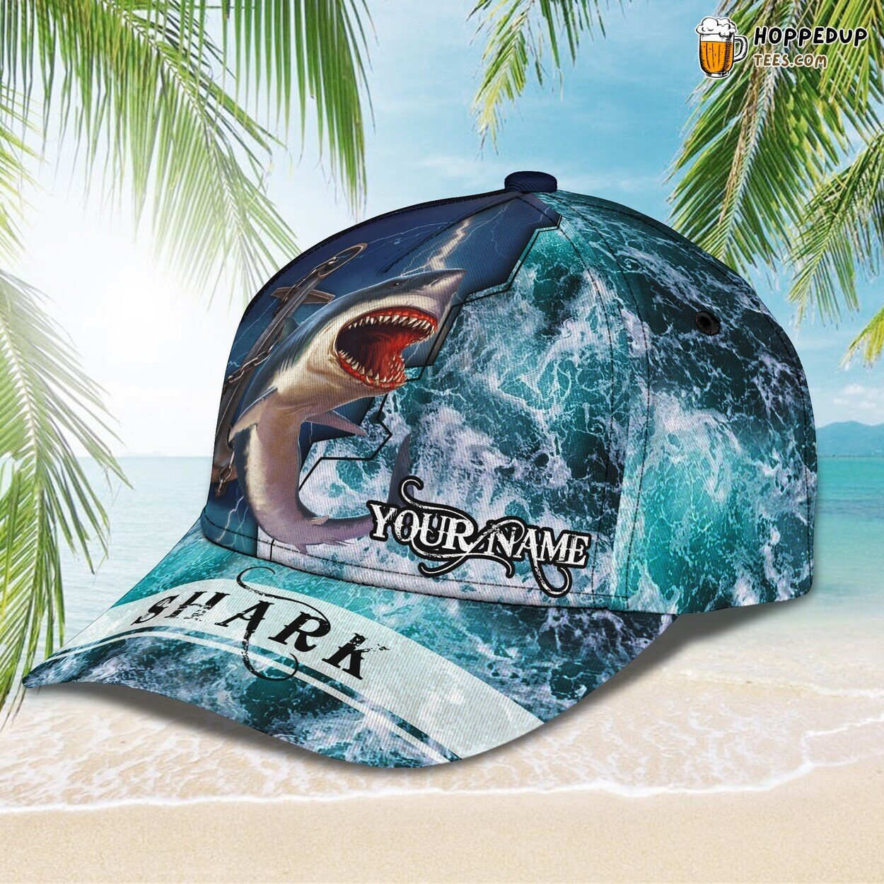 3D Classic Cap Shark Enthusiast Special Personalized Name Stylish Unique Design 3D Classic Cap Shark Enthusiast Special Personalized Name Stylish Unique Design