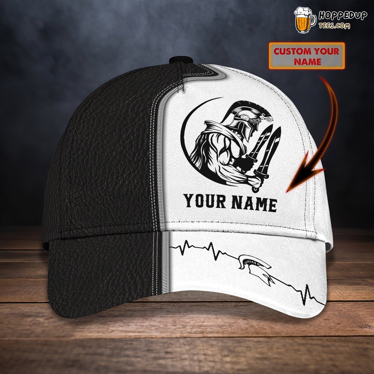 3D Classic Cap Spartan Spirit Personalized Name Unique Hat Design 3D Classic Cap Spartan Spirit Personalized Name Unique Hat Design