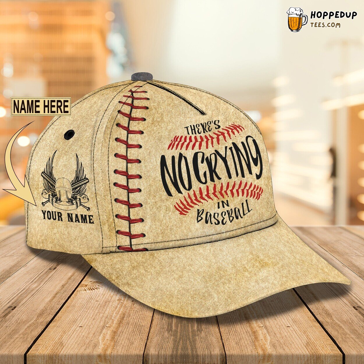 3D Classic Cap Super Baseball Lover Personalized Name Unique Design Distinct