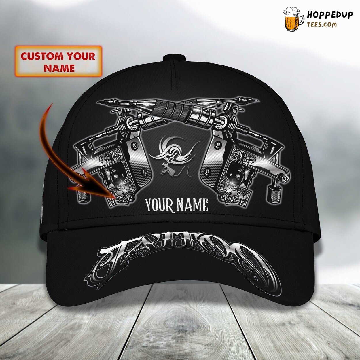3D Classic Cap Tattoo Enthusiast Series Personalized Name Unique Hat Experience 3D Classic Cap Tattoo Enthusiast Series Personalized Name Unique Hat Experience