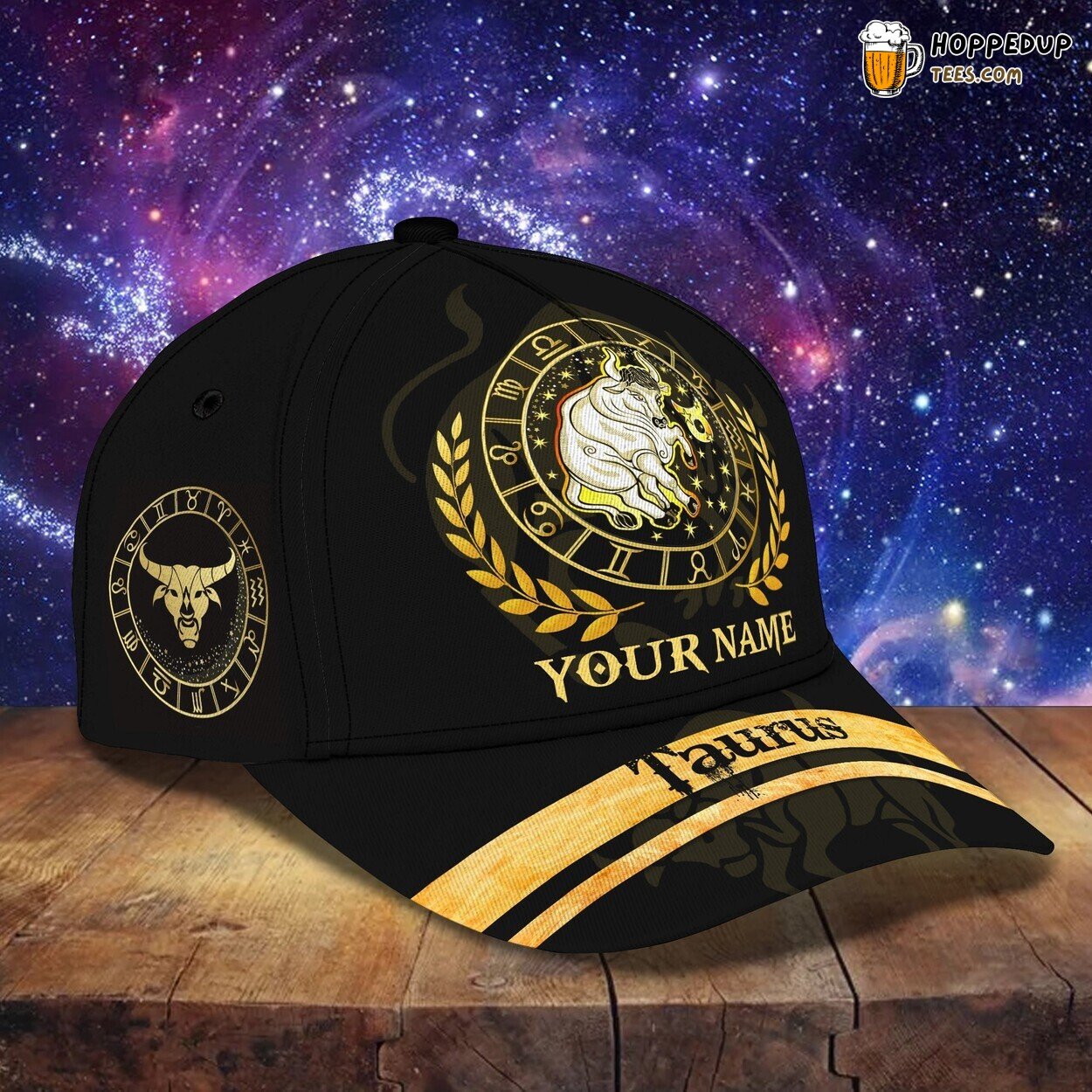 3D Classic Cap Taurus Zodiac Lovers Personalized Name Classic Hat Unique Design