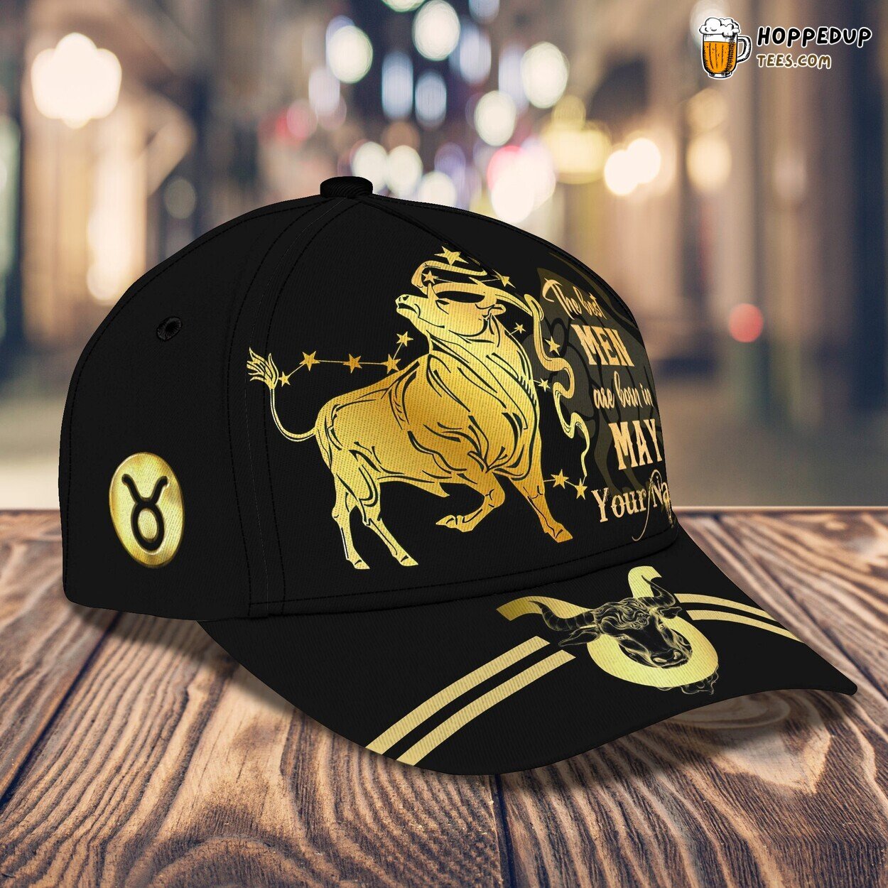 3D Classic Cap Taurus Zodiac Personalized Name Unique Hat Celebration