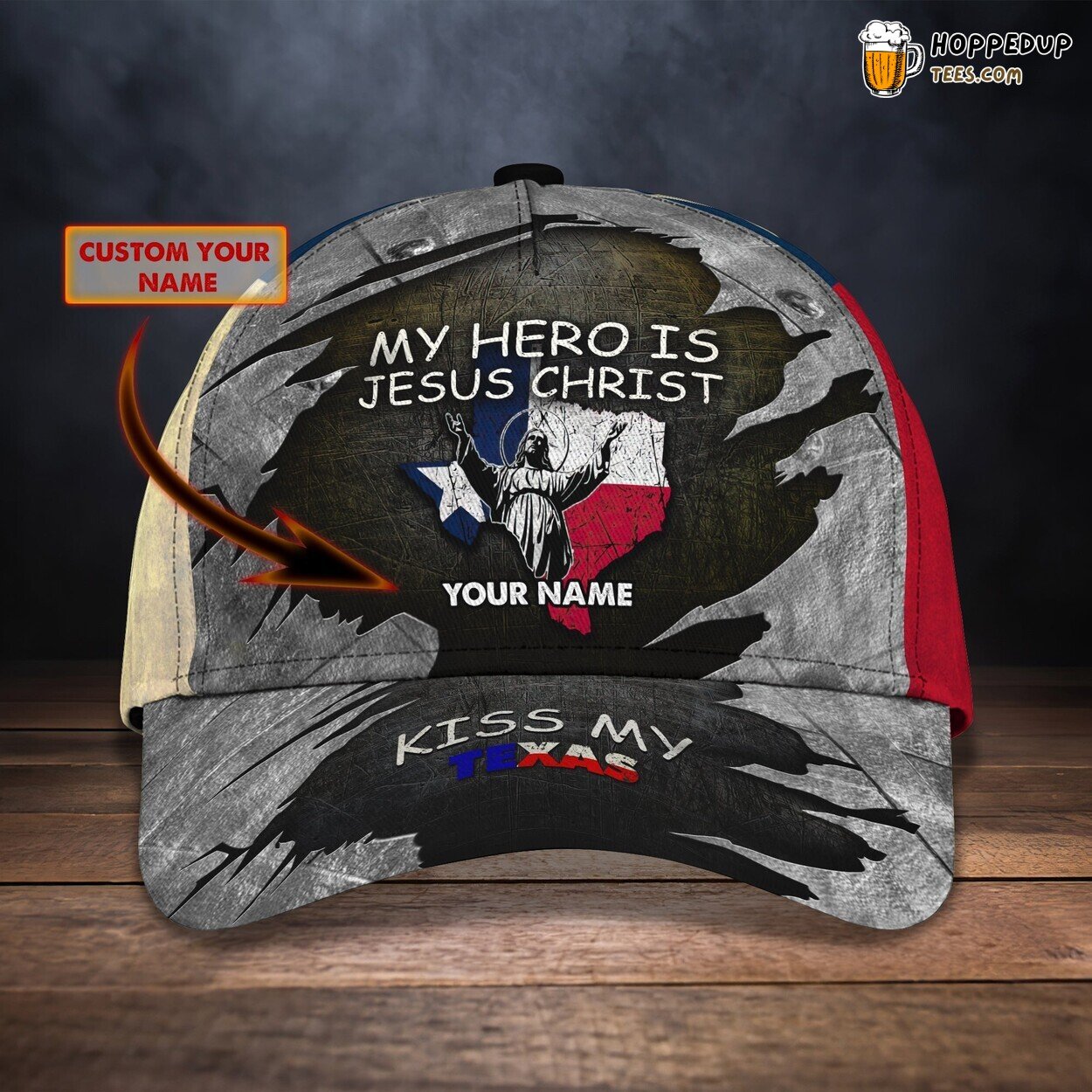 3D Classic Cap Texas Pride Personalized Name Unique Hat Experience