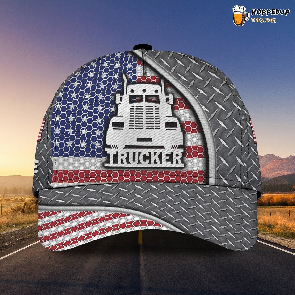3D Classic Cap Tracker Personalized Name Unique Design Classic Hat