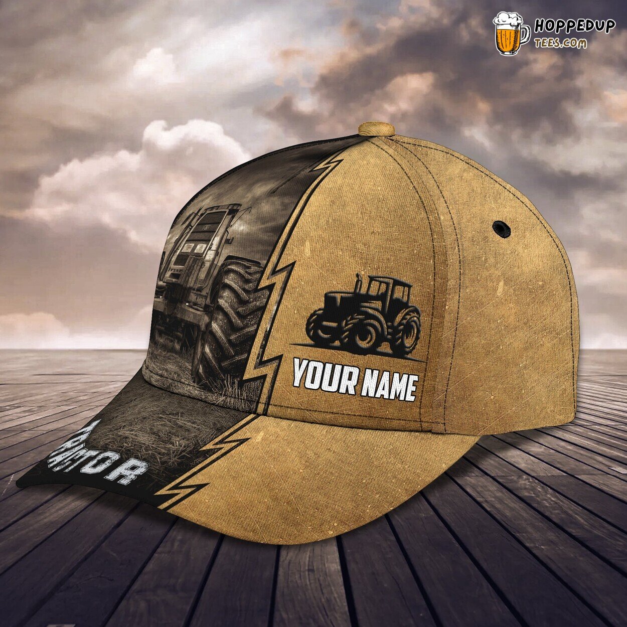 3D Classic Cap Tractor Series Personalized Name Classic Hat Unique Design