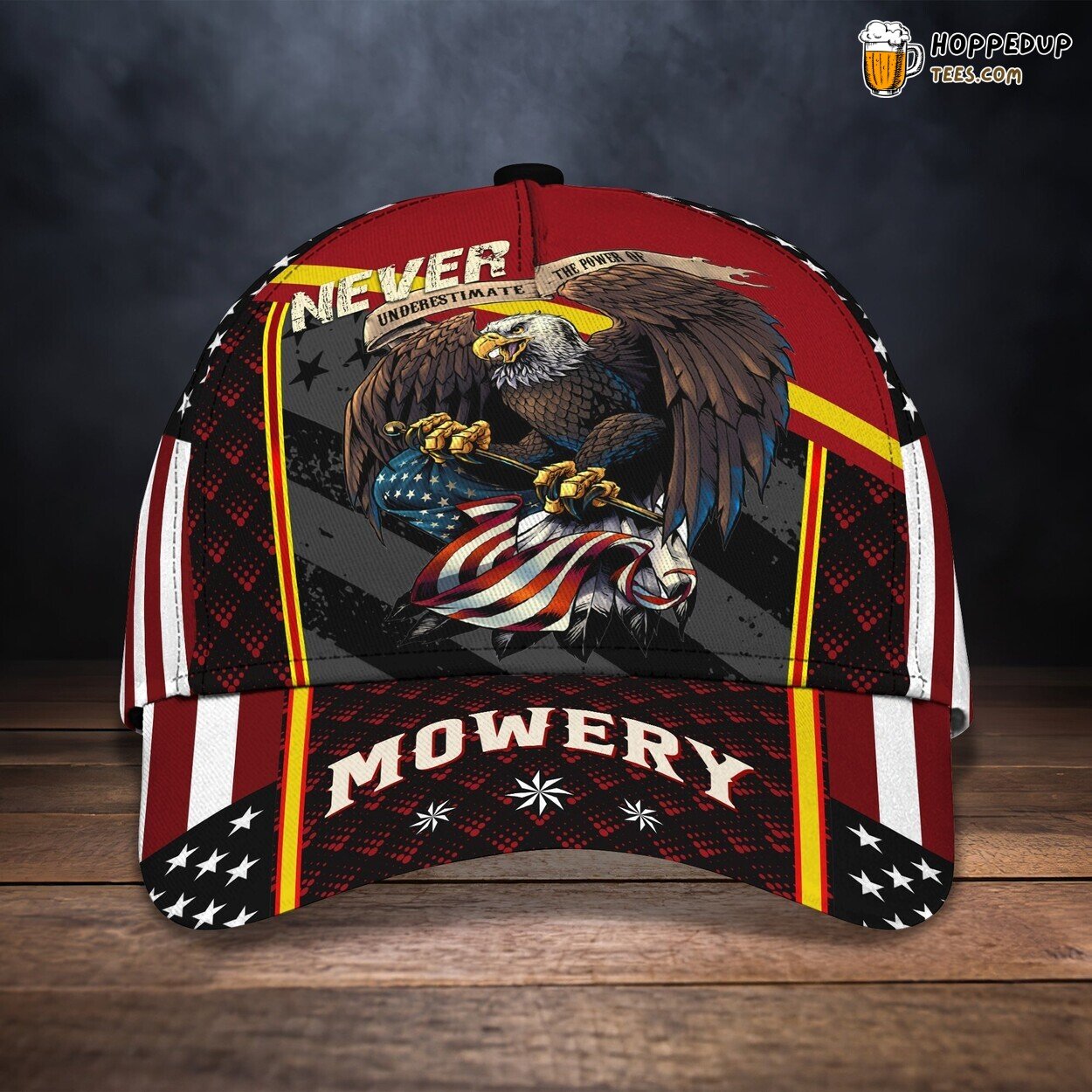 3D Classic Cap Tribute to a True Veteran Personalized Name Hat