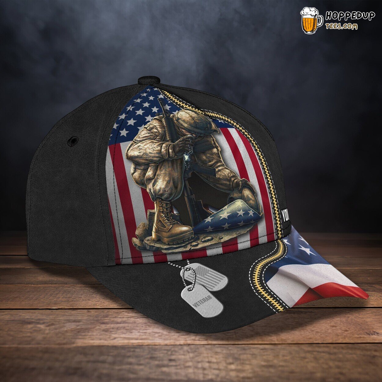 3D Classic Cap Tribute to the Brave Veteran Unique Hat Design 3D Classic Cap Tribute to the Brave Veteran Unique Hat Design