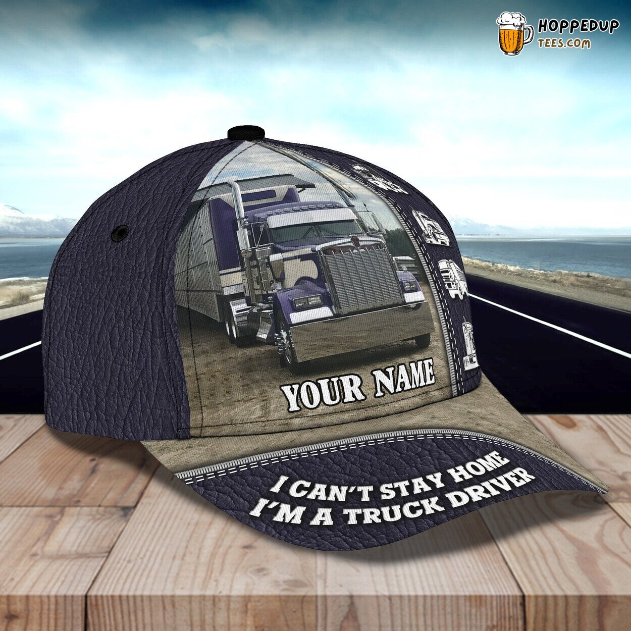 3D Classic Cap Trucker Lifestyle Personalized Name Classic Hat Design Tribute
