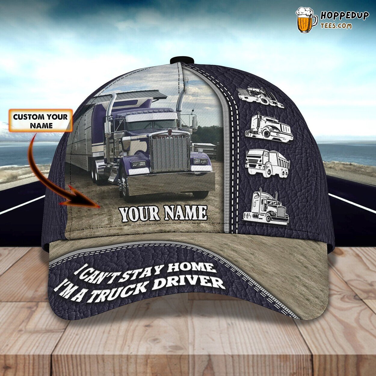 3D Classic Cap Trucker Lifestyle Personalized Name Classic Hat Design Tribute