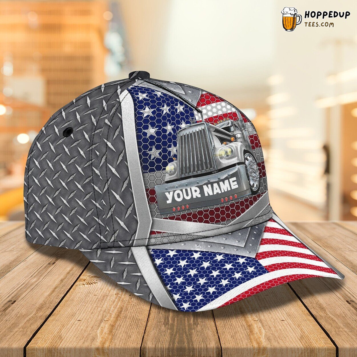 3D Classic Cap Trucker Personalized Name Commemorative Design Hat