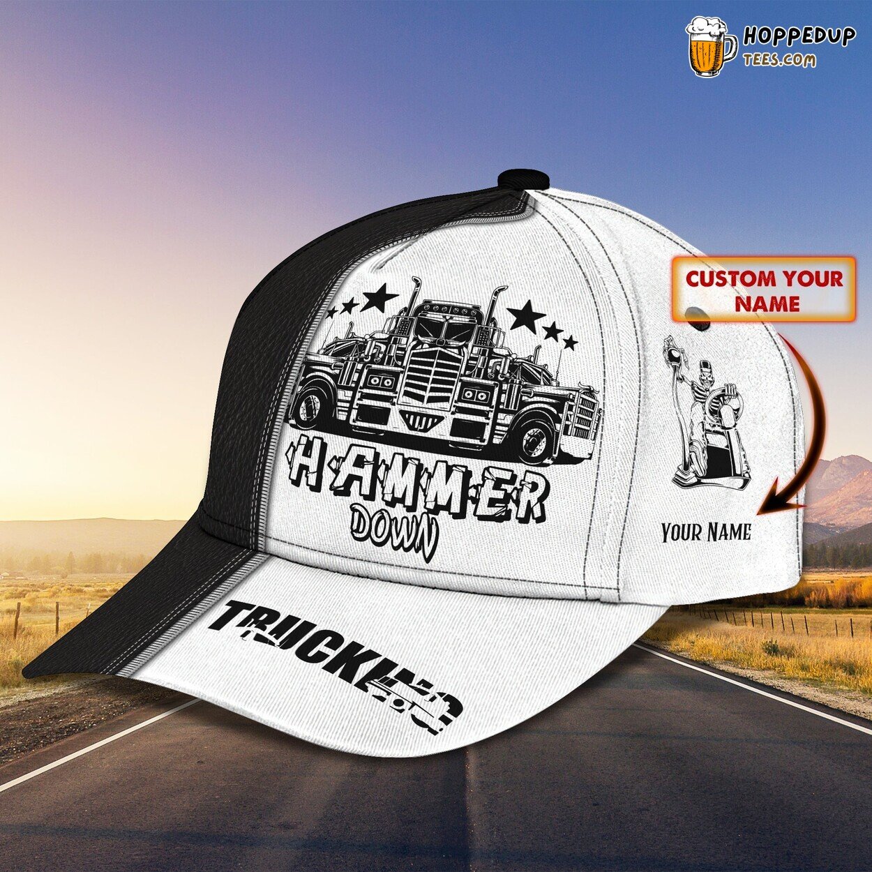 3D Classic Cap Trucker Personalized Name Stylish Unique Best Model Look