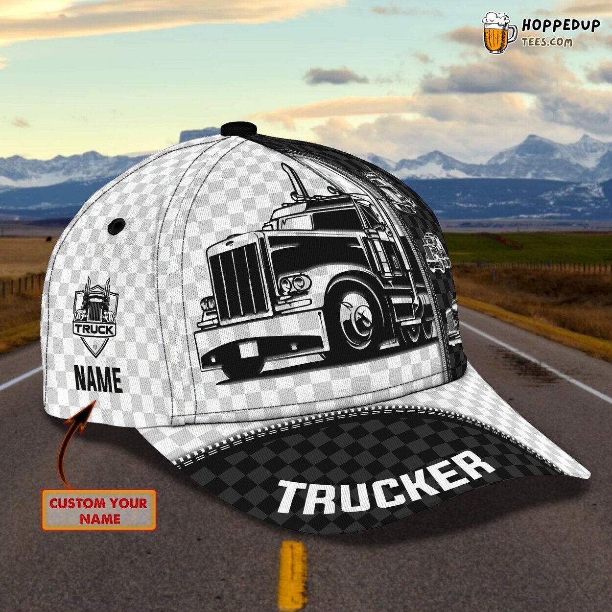 3D Classic Cap Trucker Pride Series Personalized Name Unique Hat Design Tribute