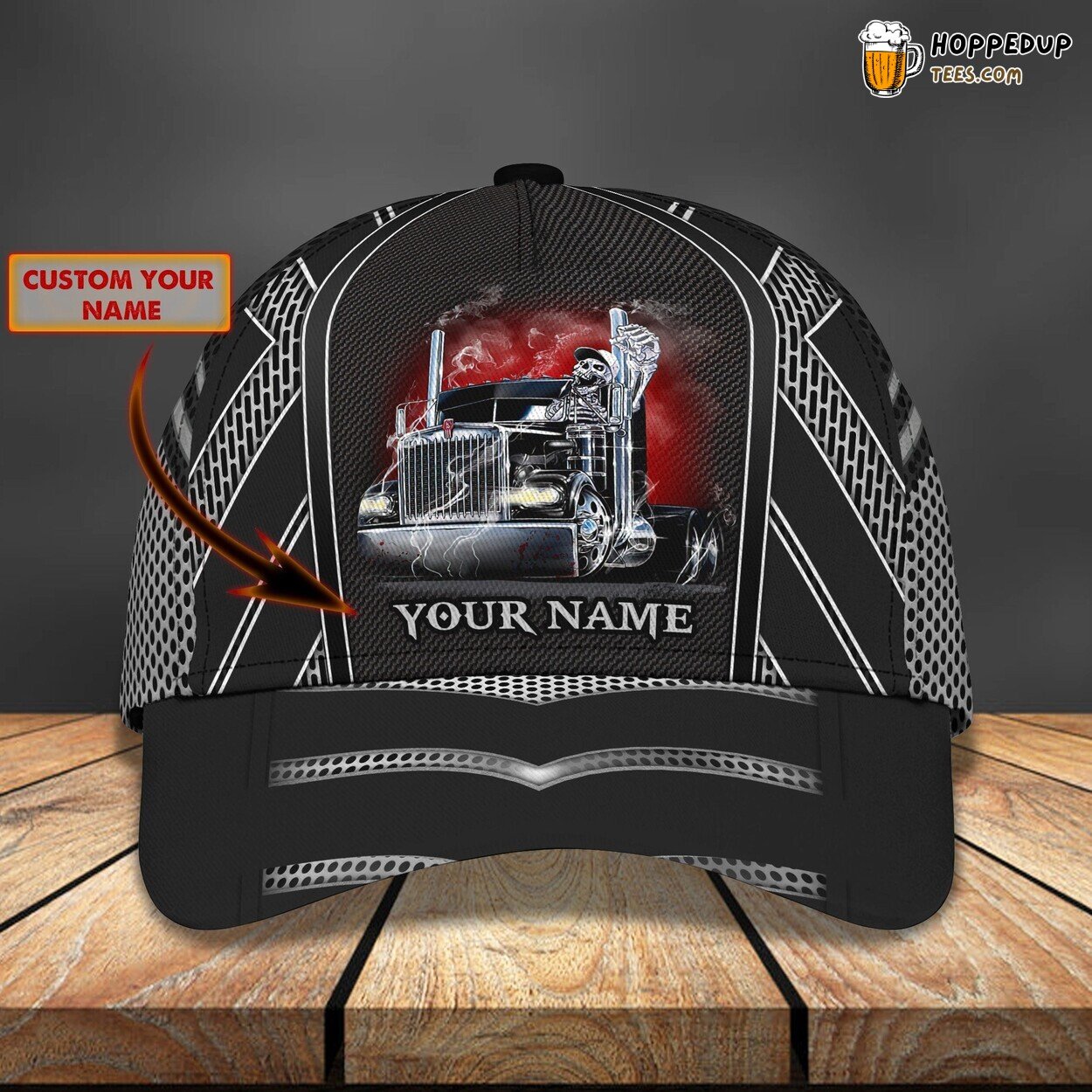 3D Classic Cap Trucker Pride Series Personalized Name Unique Hat Tribute