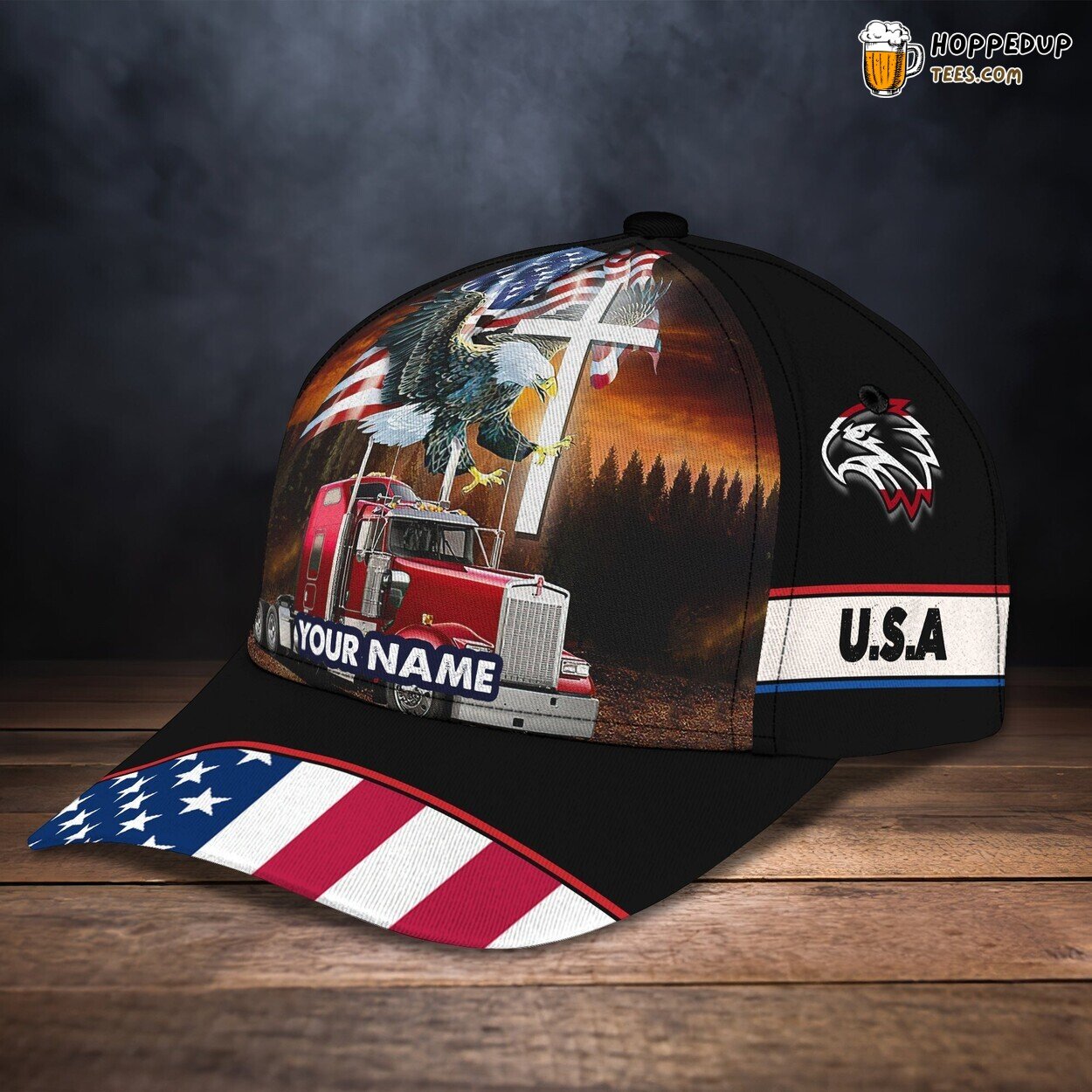 3D Classic Cap Trucker Series Tribute Personalized Name Hat Experience 3D Classic Cap Trucker Series Tribute Personalized Name Hat Experience