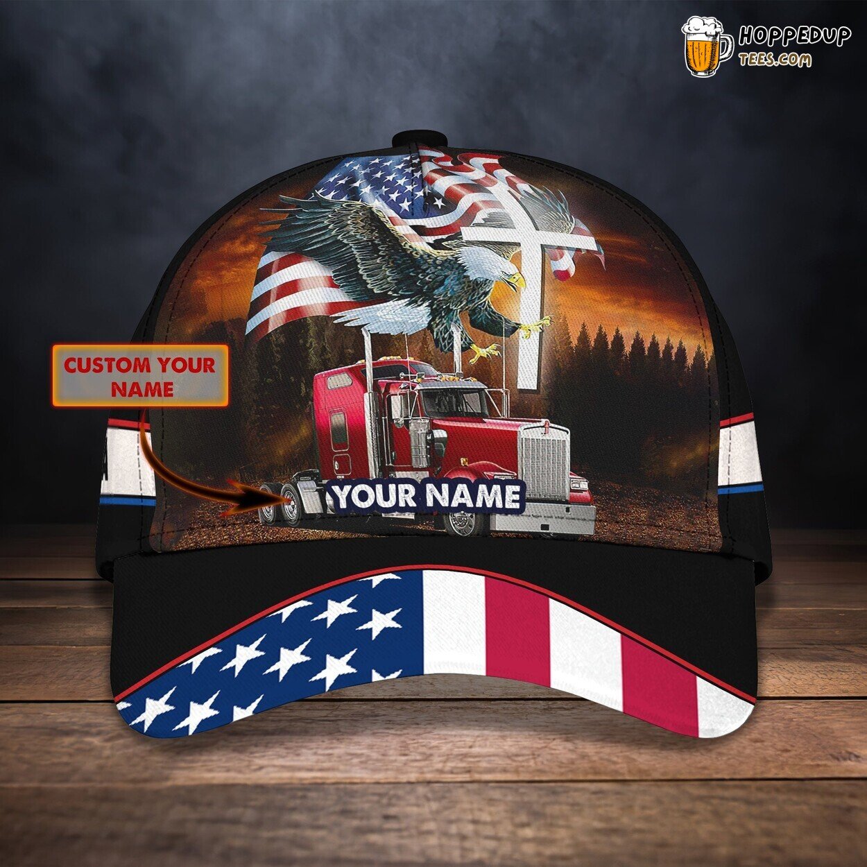 3D Classic Cap Trucker Series Tribute Personalized Name Hat Experience
