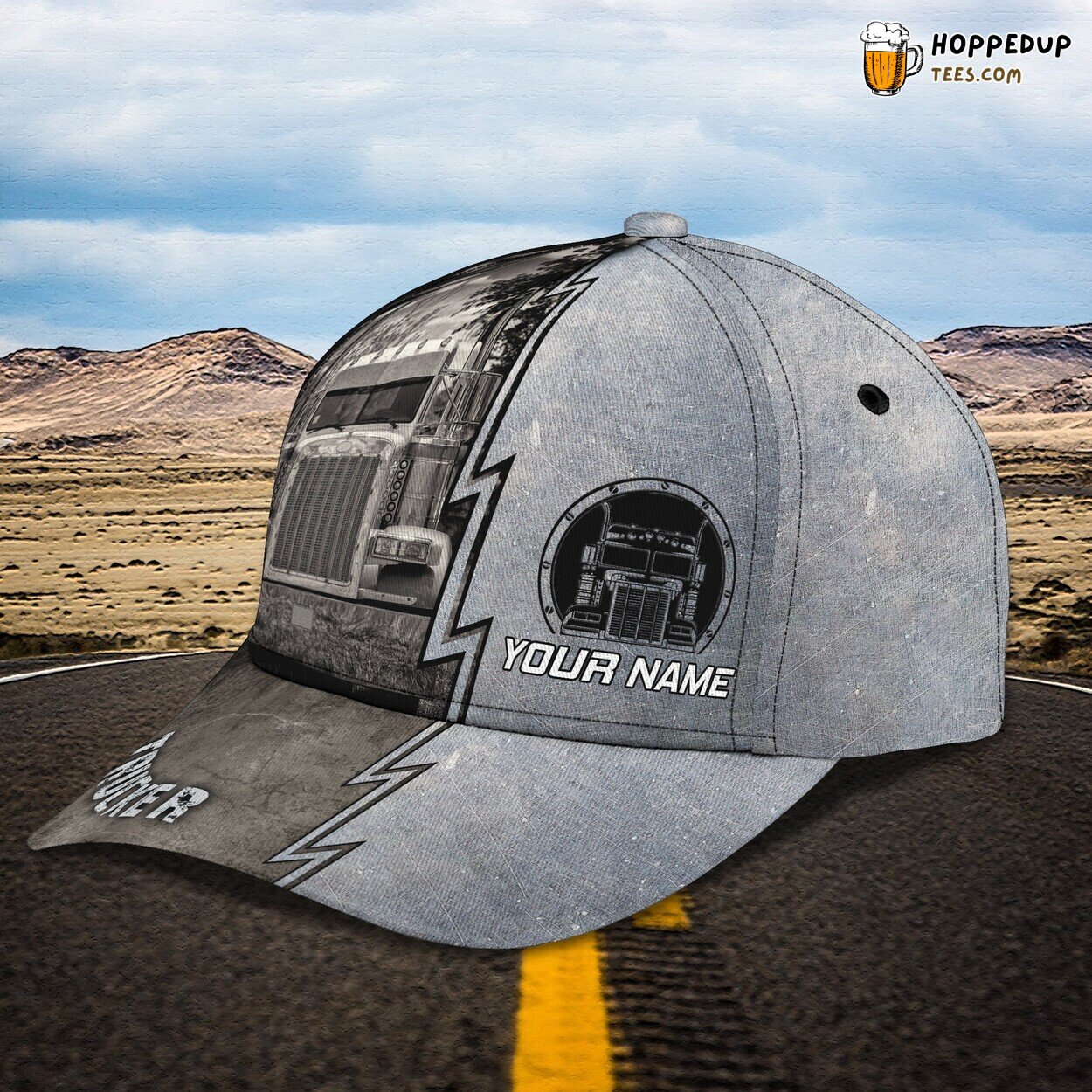 3D Classic Cap Trucker Series Tribute Personalized Name Unique Hat Design