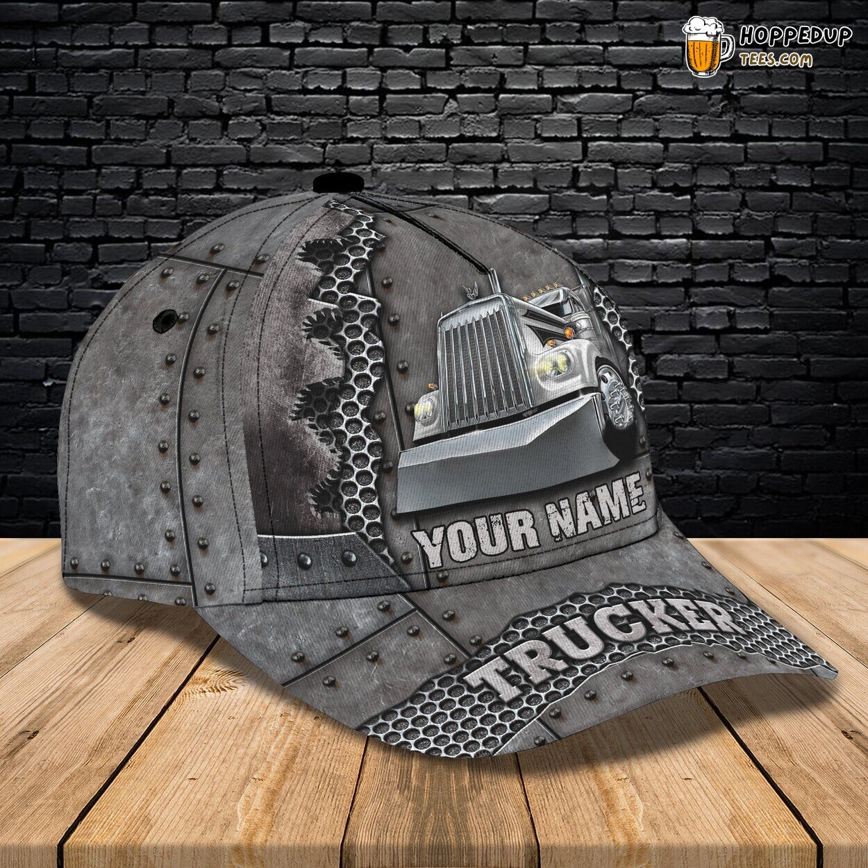 3D Classic Cap Trucker Themed Personalized Name Distinctive Hat