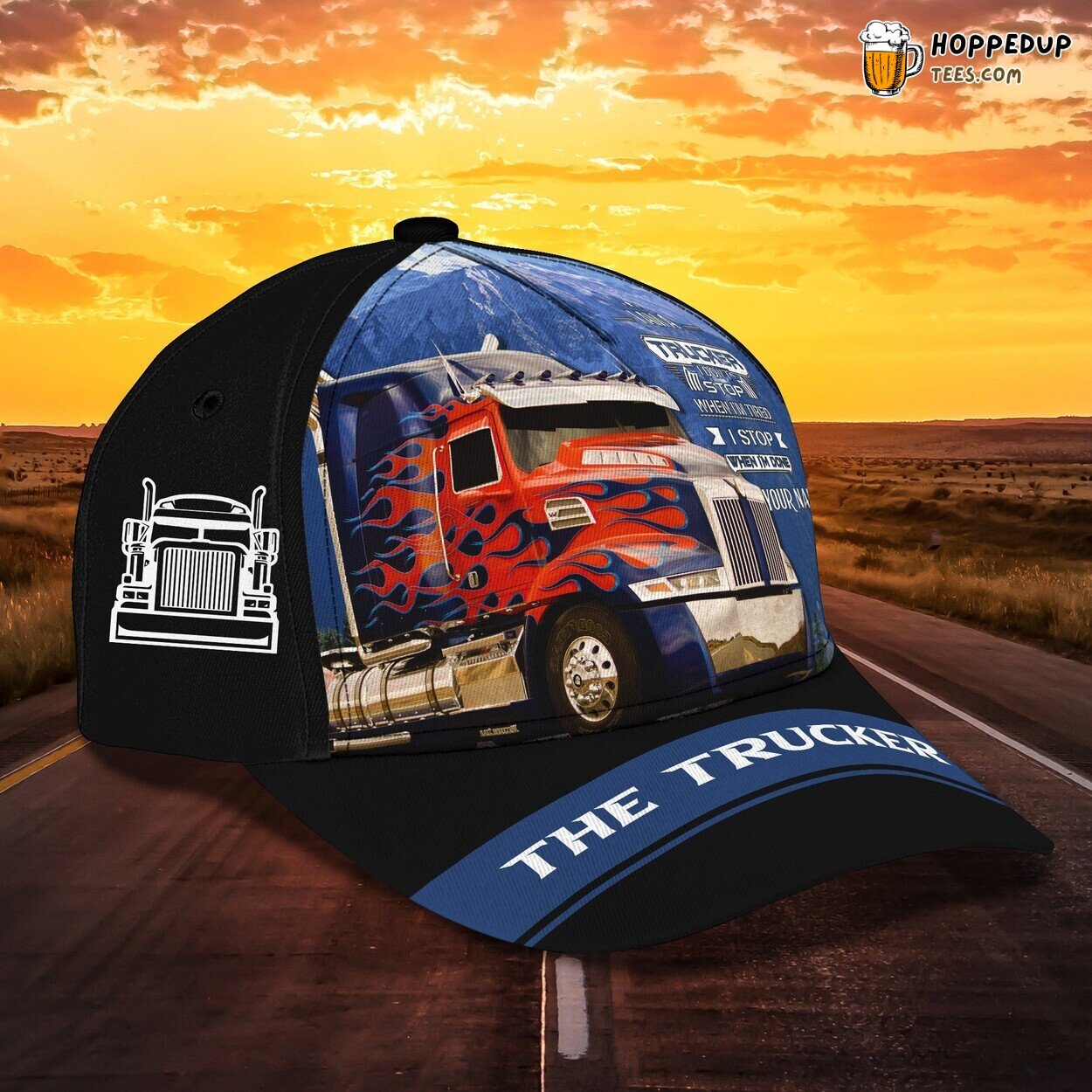 3D Classic Cap Truckers United Personalized Name Stylish Unique Best Choice Design