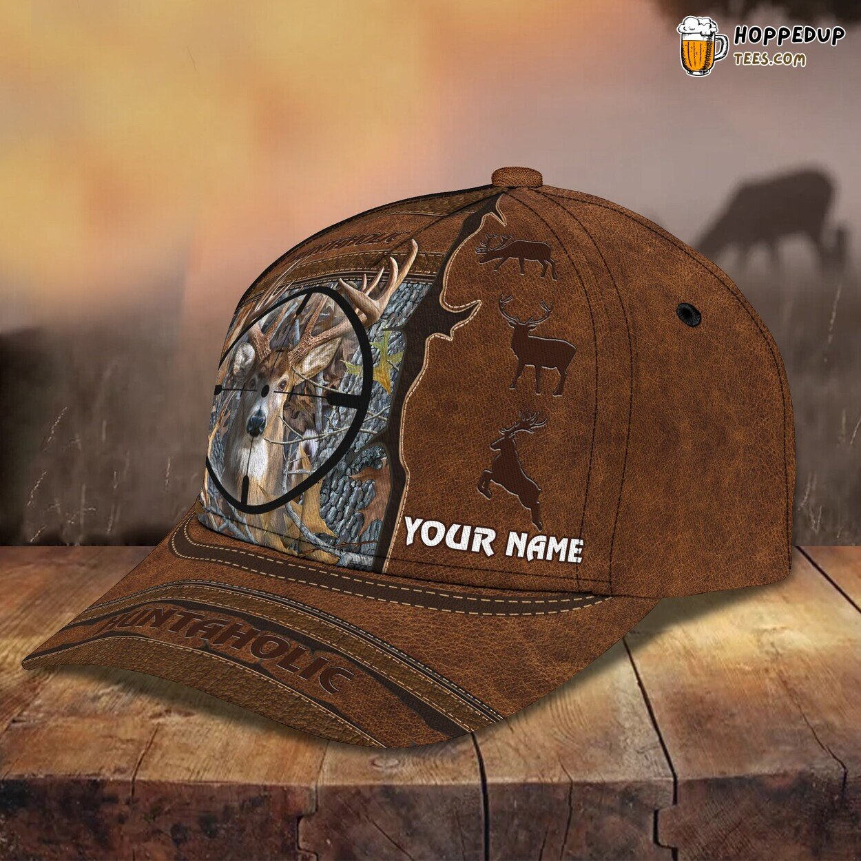 3D Classic Cap True Huntaholic Personalized Name Classic Unique Hat 3D Classic Cap True Huntaholic Personalized Name Classic Unique Hat