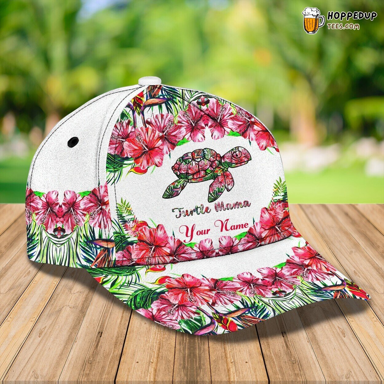 3D Classic Cap Turtle Mom Personalized Name Unique Stylish Design Look Fit