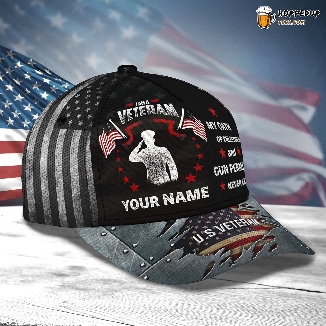 3D Classic Cap Unique Personalized Design Experience Name Hat Tribute