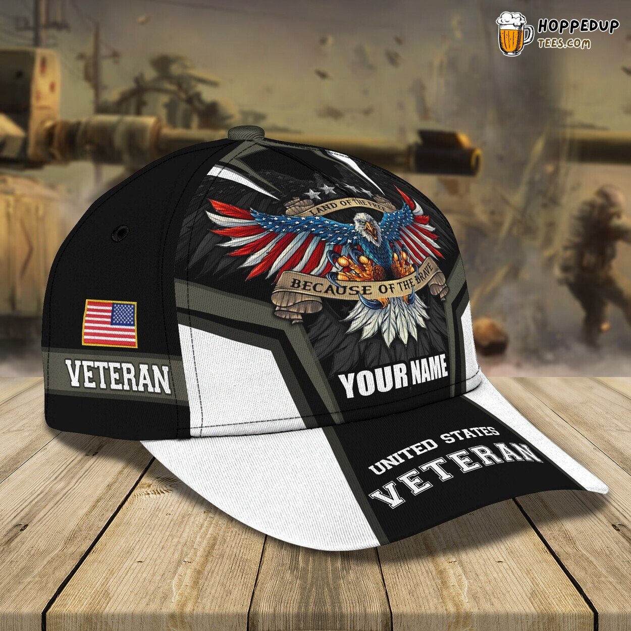3D Classic Cap Veteran Series Personalized Name Unique Hat Experience