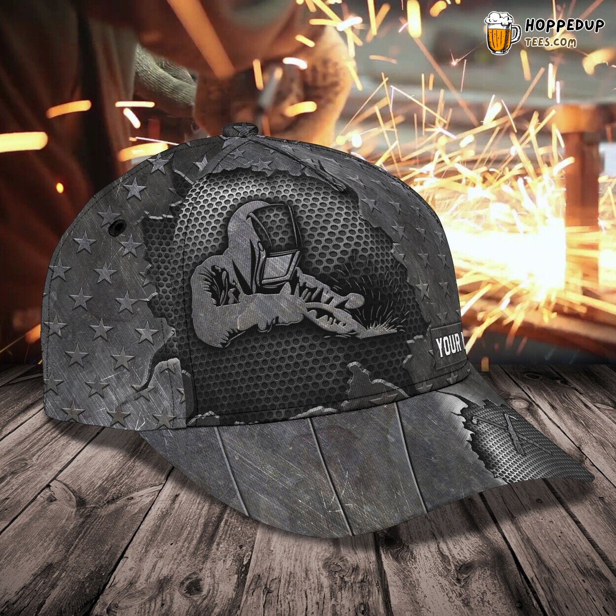 3D Classic Cap Welder Craftsmanship Personalized Name Hat Unique Experience