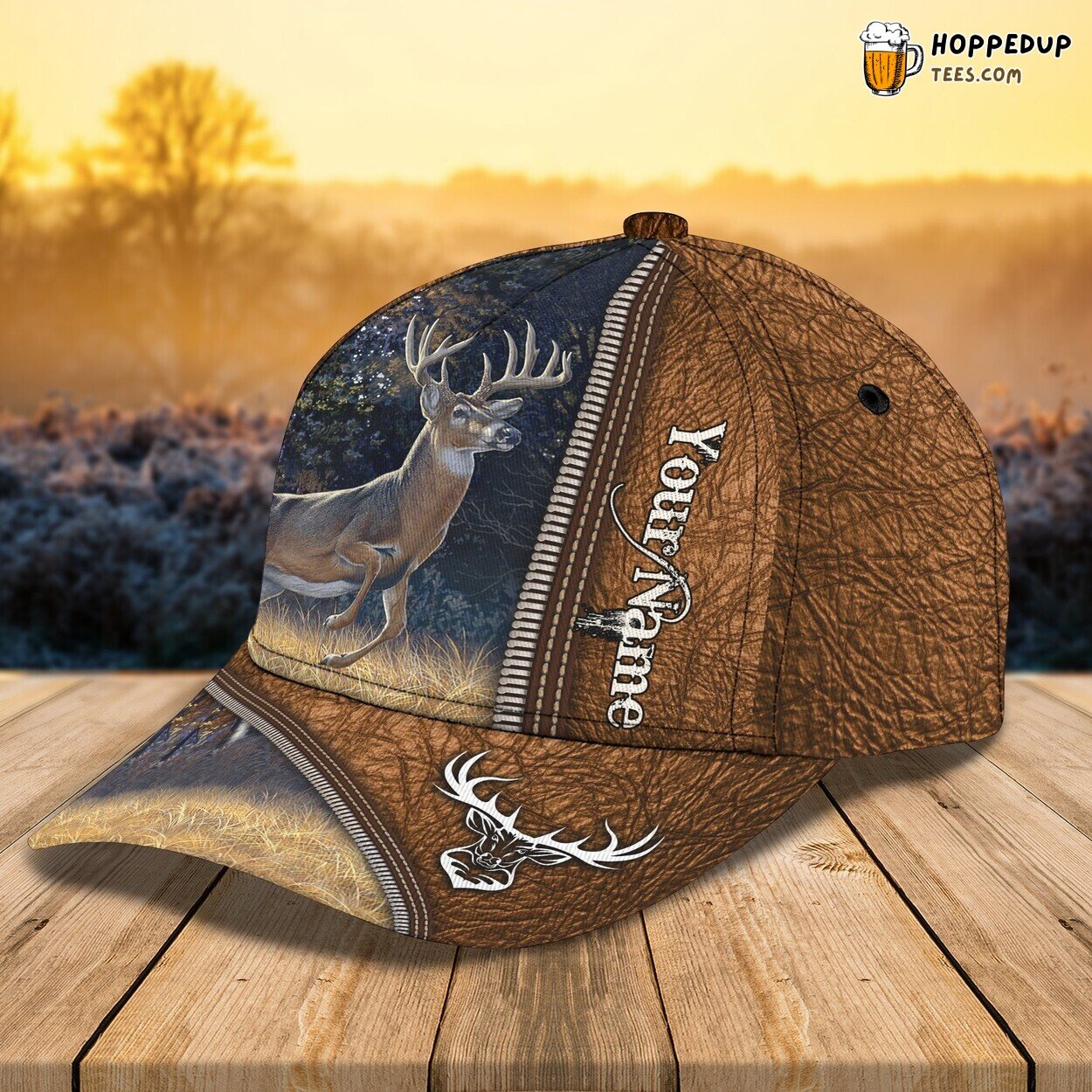 3D Classic Cap Wilderness Hunting Enthusiast Unique Hat Design 3D Classic Cap Wilderness Hunting Enthusiast Unique Hat Design