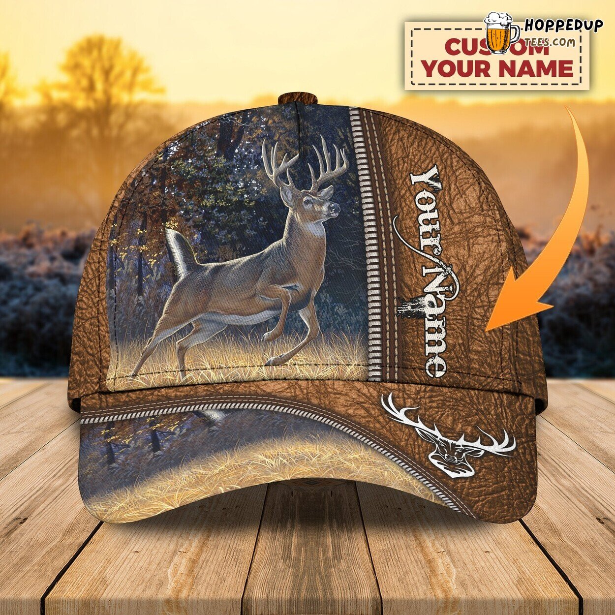 3D Classic Cap Wilderness Hunting Enthusiast Unique Hat Design