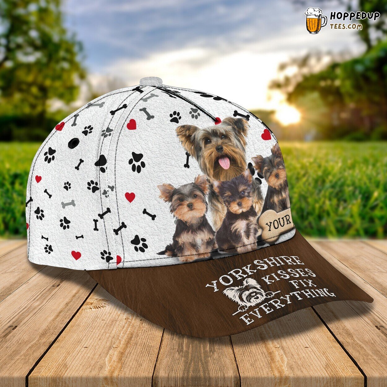 3D Classic Cap Yorkshire Lovers Personalized Name Classic Hat Unique Tribute