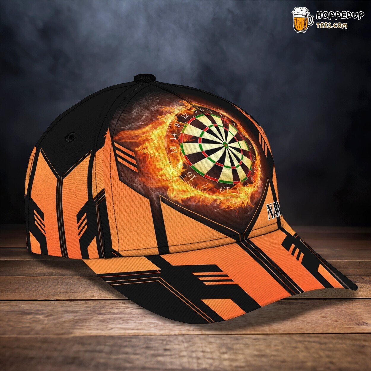 3D Classic Dart Lover Cap Personalized Name Stylish Unique Premium Design Model