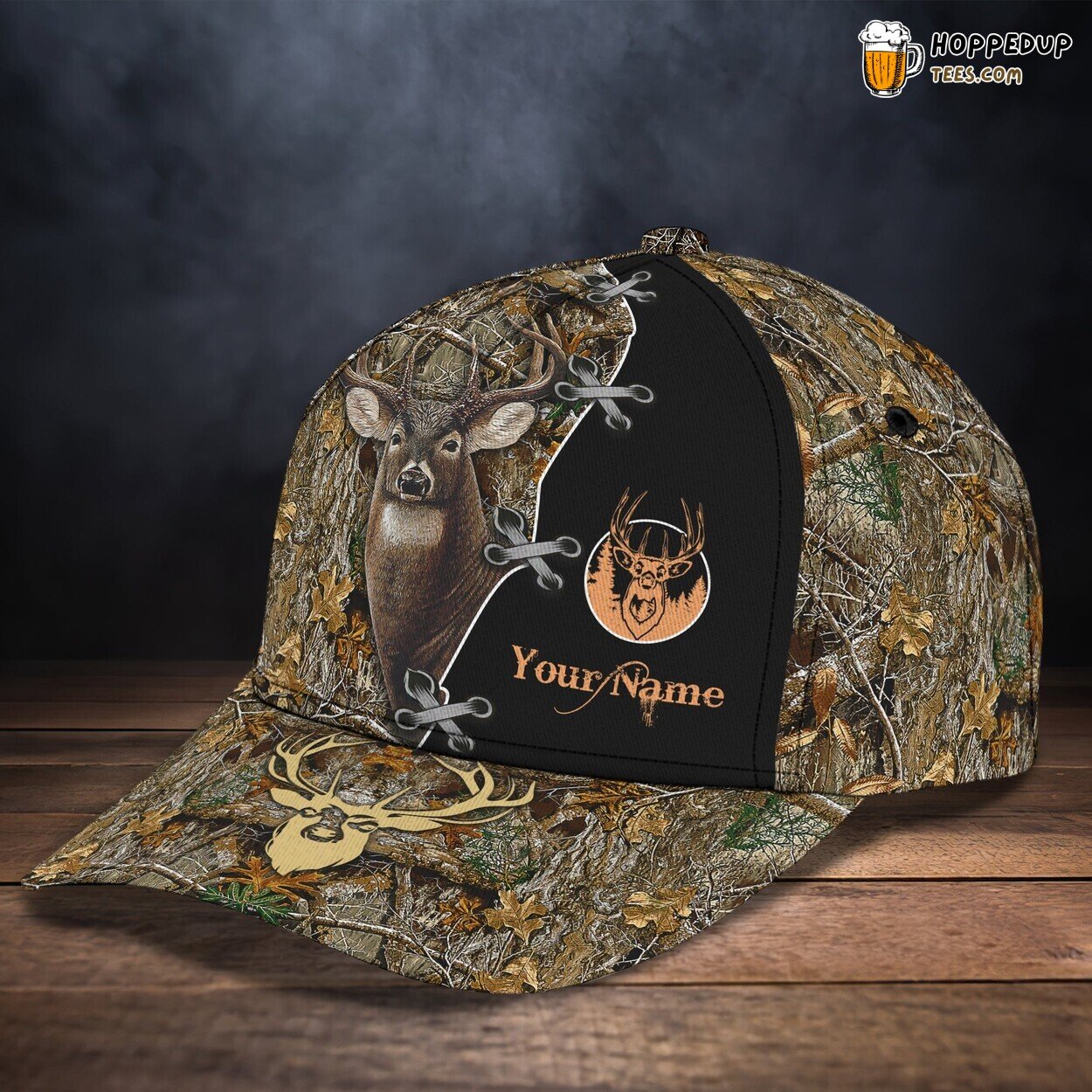 3D Classic Deer Hunter Theme Cap Wildlife Personalized Name Hat Wear 3D Classic Deer Hunter Theme Cap Wildlife Personalized Name Hat Wear