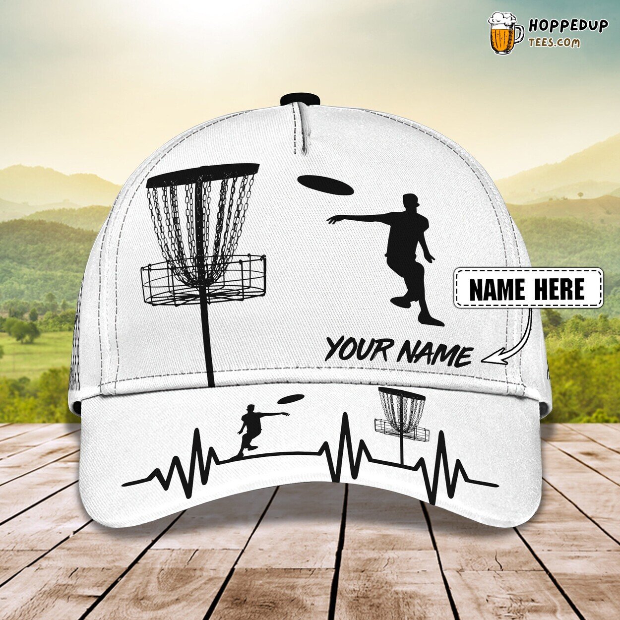 3D Classic Disc Golf Cap Sport Enthusiast Personalized Name Unique Hat 3D Classic Disc Golf Cap Sport Enthusiast Personalized Name Unique Hat