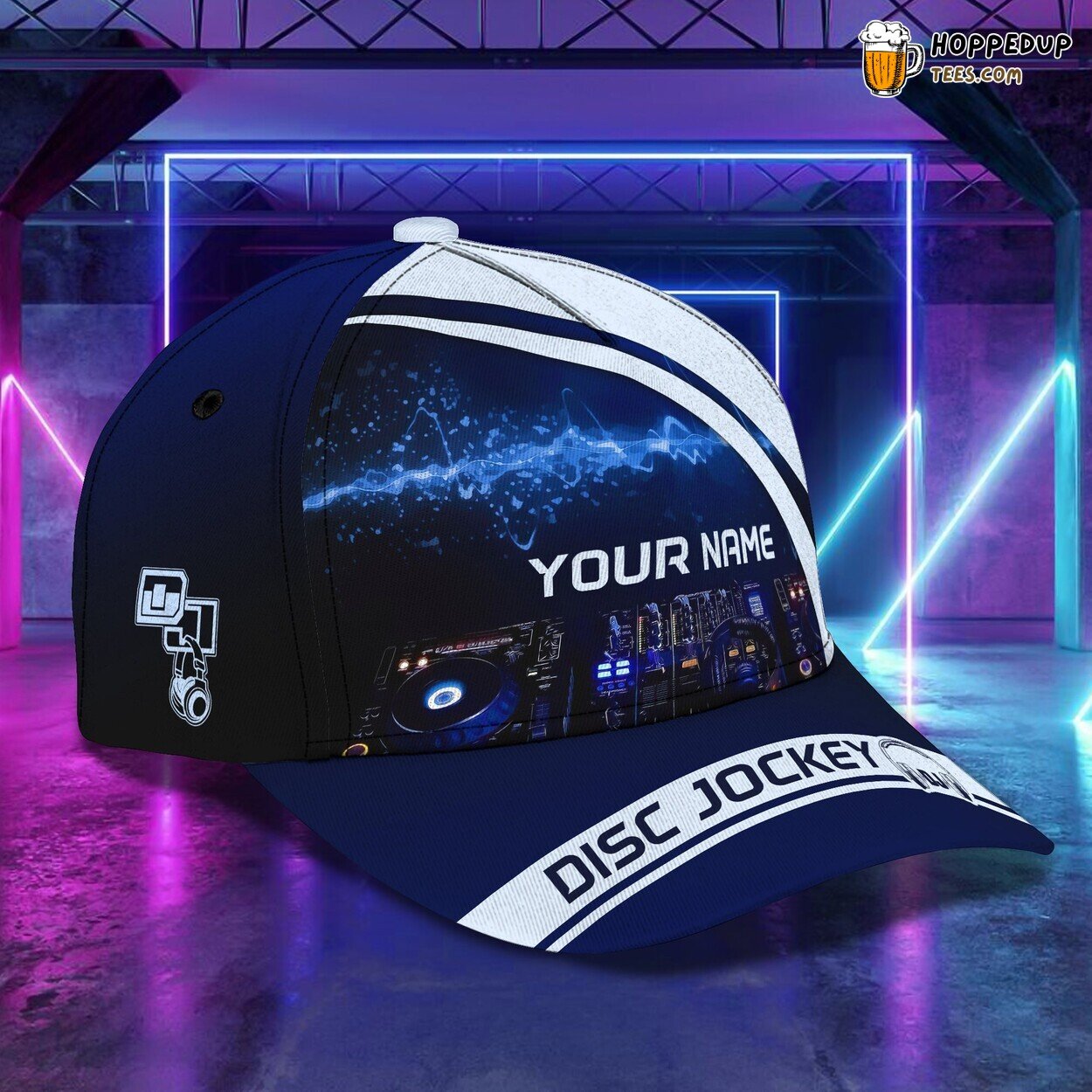 3D Classic DJ Cap Beat Mixer Personalized Name Unique Hat Design Wear 3D Classic DJ Cap Beat Mixer Personalized Name Unique Hat Design Wear