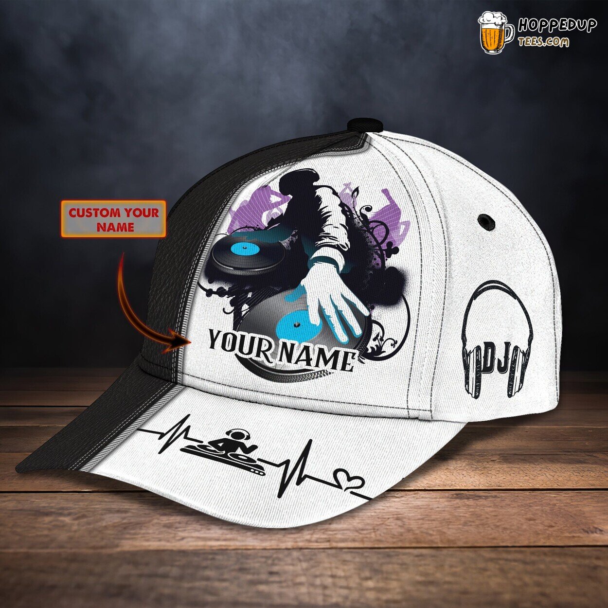 3D Classic Dj Cap Personalized Name Unique Model Classic Design Choice