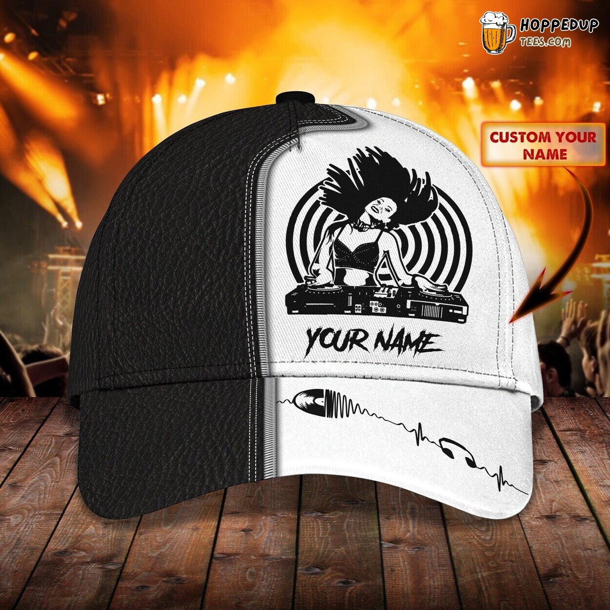 3D Classic Dj Series Cap Personalized Name Unique Stylish Premium Design Model 3D Classic Dj Series Cap Personalized Name Unique Stylish Premium Design Model