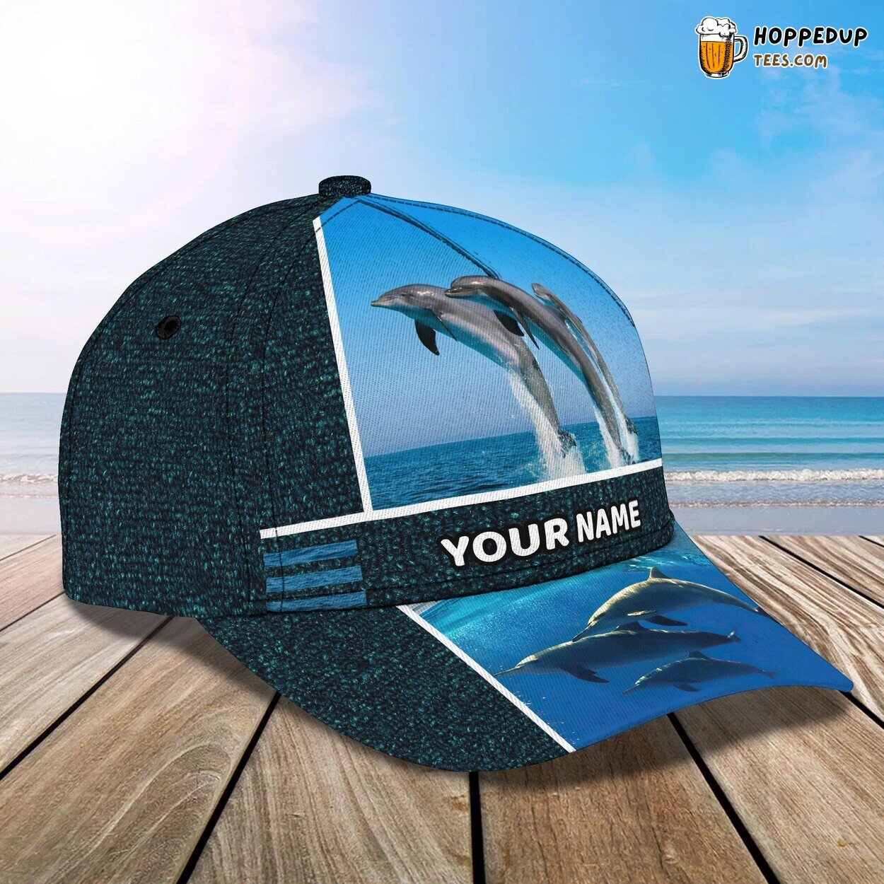 3D Classic Dolphin Lovers Cap Personalized Name Unique Stylish Premium Trend 3D Classic Dolphin Lovers Cap Personalized Name Unique Stylish Premium Trend