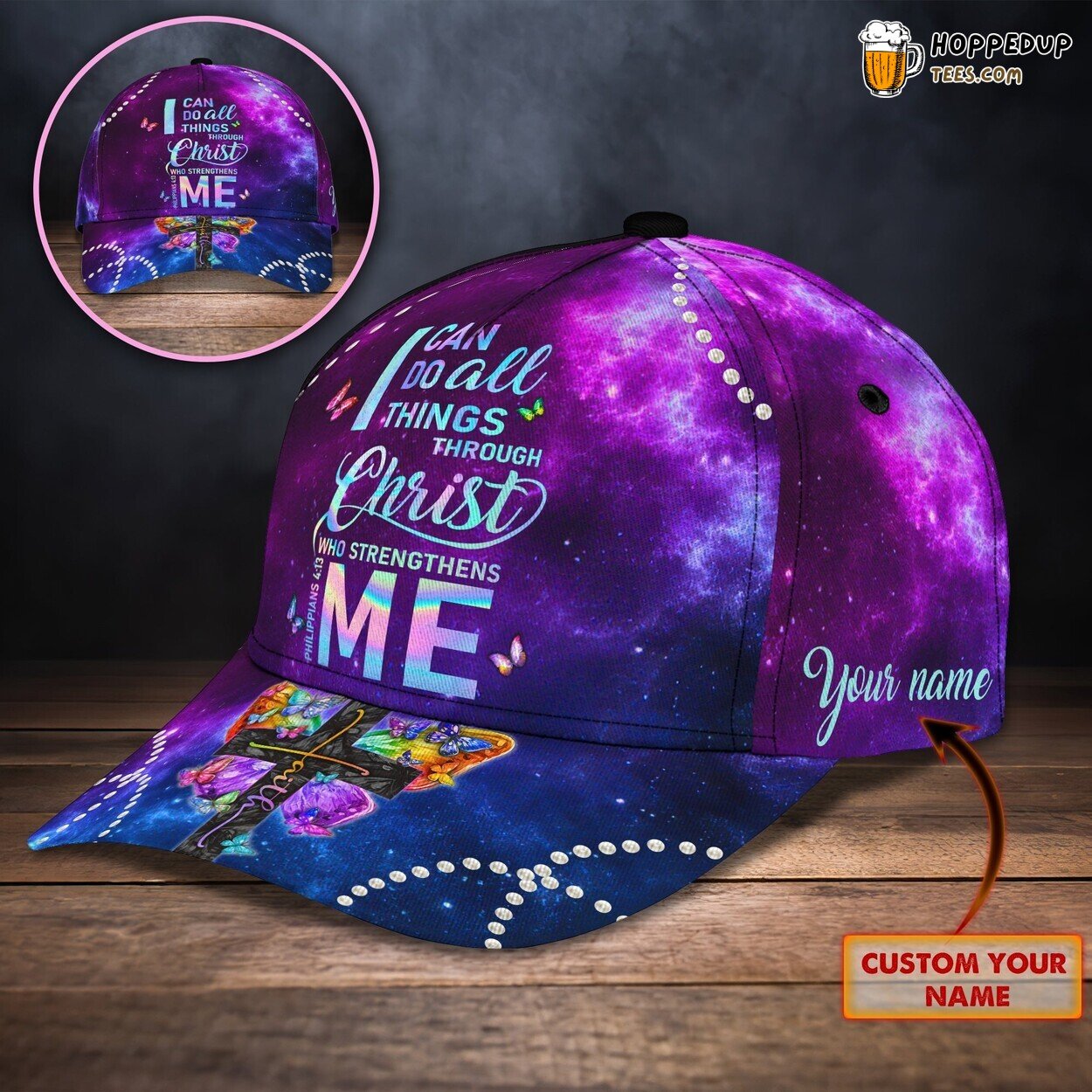 3D Classic Faith Cap Personalized Name Unique Stylish Premium Design Trending