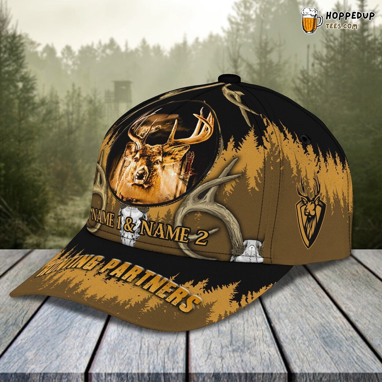 3D Classic Hunting Cap Personalized Name Outdoor Adventure Unique Hat 3D Classic Hunting Cap Personalized Name Outdoor Adventure Unique Hat