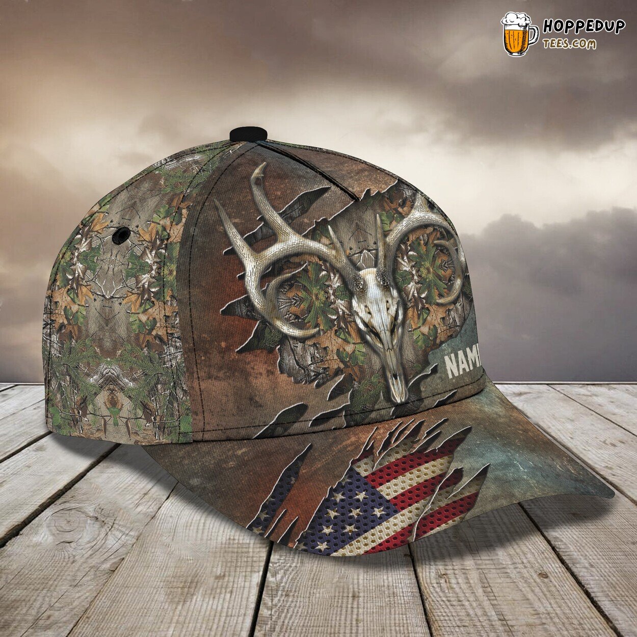 3D Classic Hunting Cap Wilderness Enthusiast Personalized Name Hat Design 3D Classic Hunting Cap Wilderness Enthusiast Personalized Name Hat Design