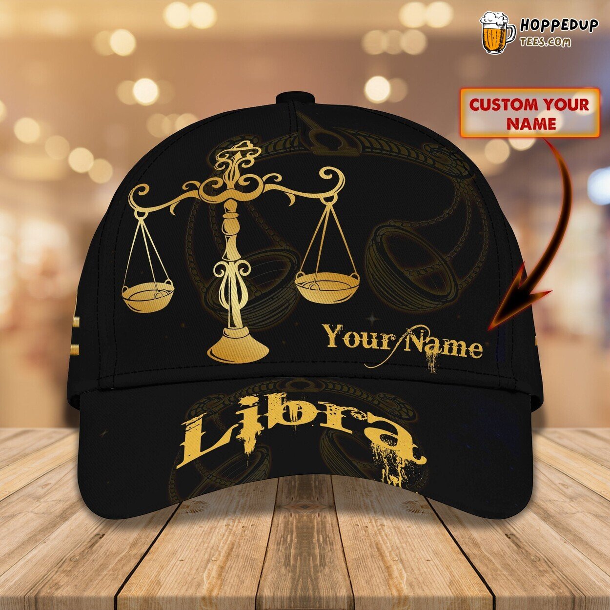 3D Classic Libra Cap Unique Zodiac Design Personalized Name Hat Wear 3D Classic Libra Cap Unique Zodiac Design Personalized Name Hat Wear