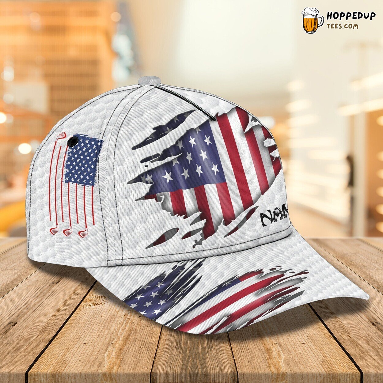 3D Classic NTA Cap Golf Enthusiast Personalized Name Unique Hat Wear 3D Classic NTA Cap Golf Enthusiast Personalized Name Unique Hat Wear
