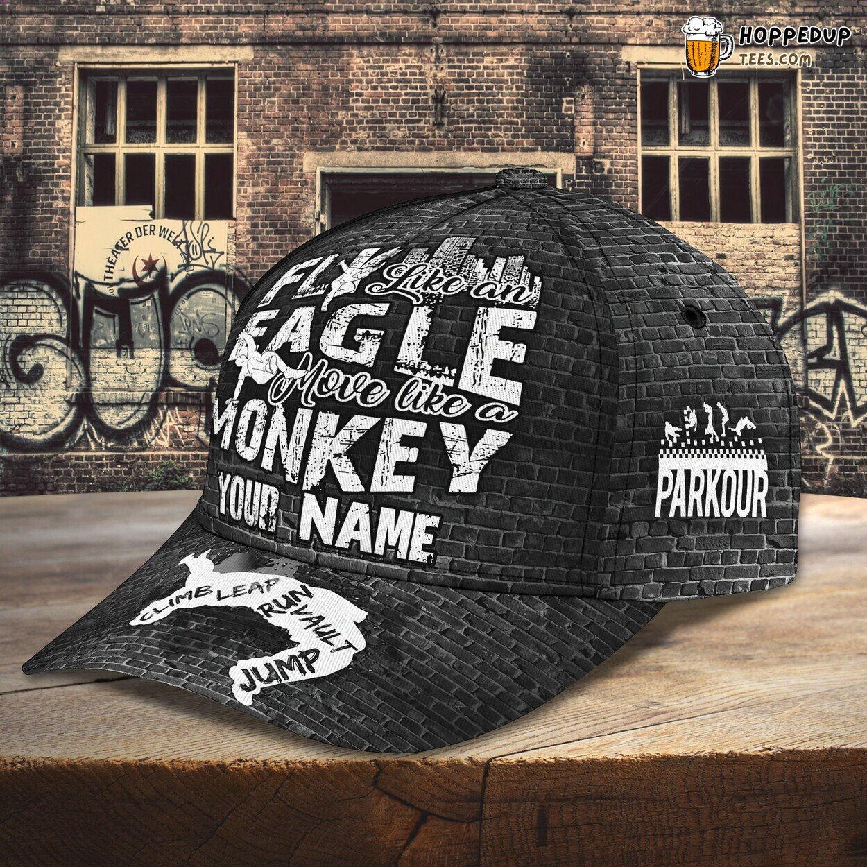 3D Classic Parkour Adventure Cap Personalized Name Stylish Unique Premium Design 3D Classic Parkour Adventure Cap Personalized Name Stylish Unique Premium Design