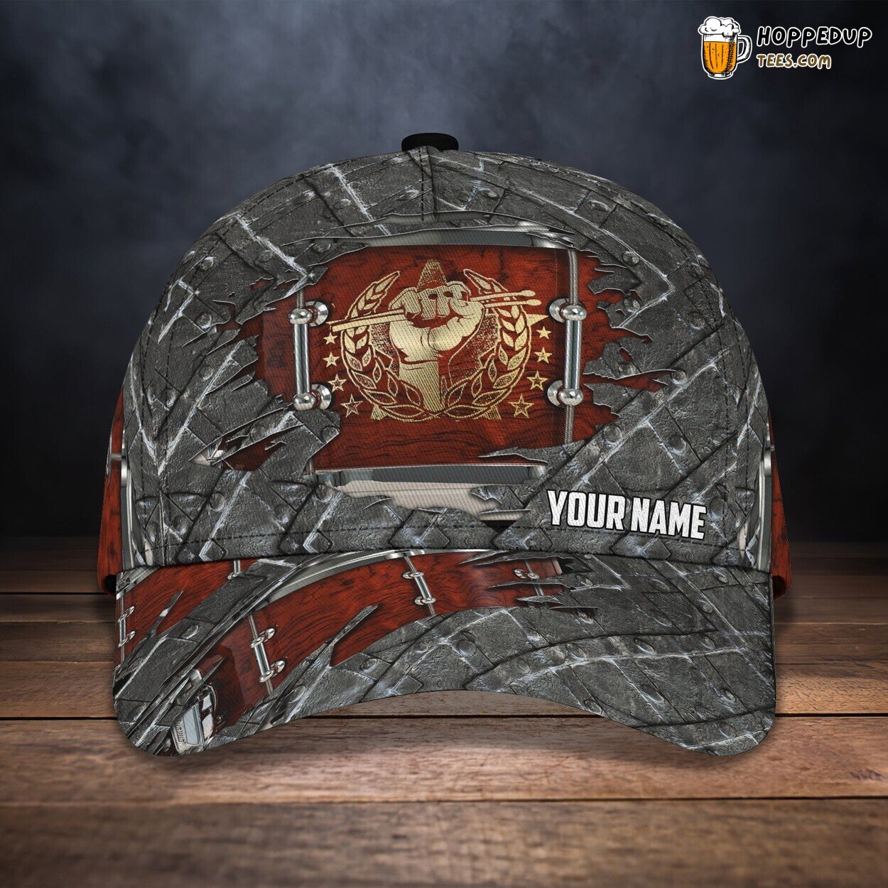 3D Classic Personalized Name Cap Drum Lover’s Ultimate Choice