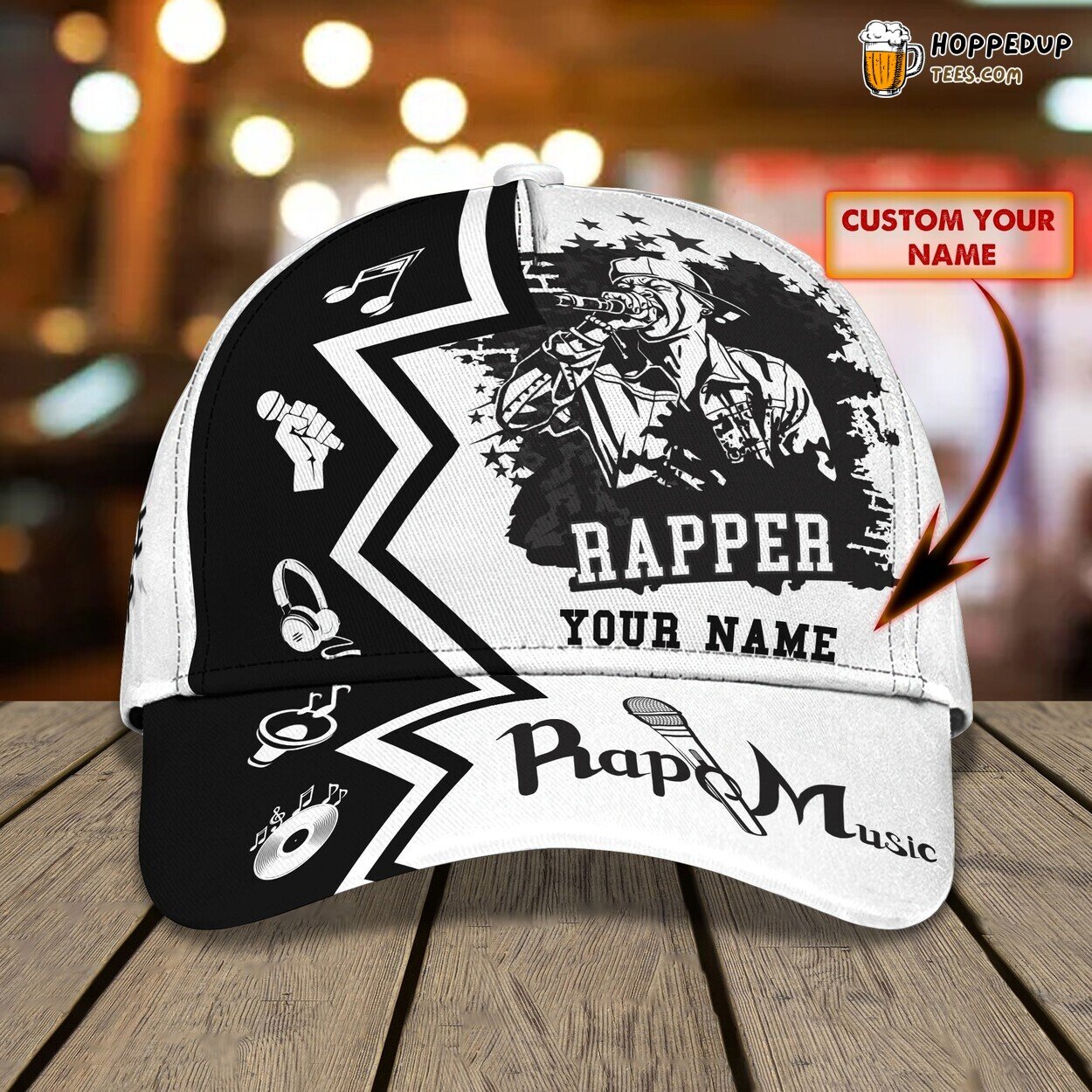 3D Classic Rapper Pride Cap Personalized Name Stylish Unique Best Choice Trend