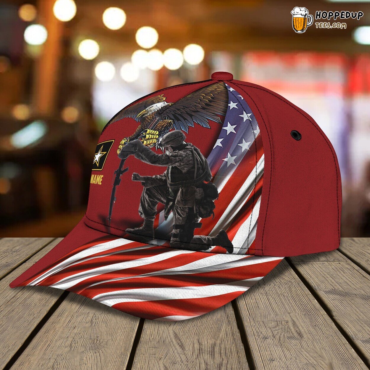 3D Classic Salute to Veterans Cap Personalized Name Stylish Unique Design Quality 3D Classic Salute to Veterans Cap Personalized Name Stylish Unique Design Quality